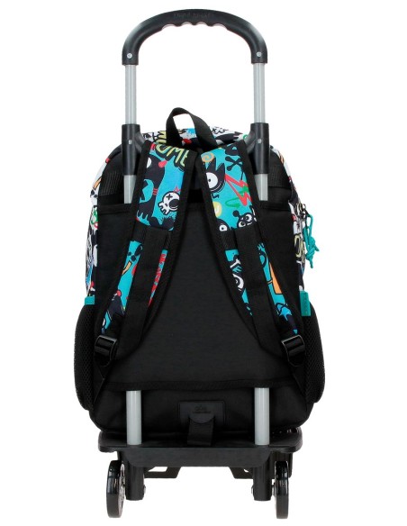 MOCHILA ADAP. 40CM. C/CARRO. MOVOM MONSTERS